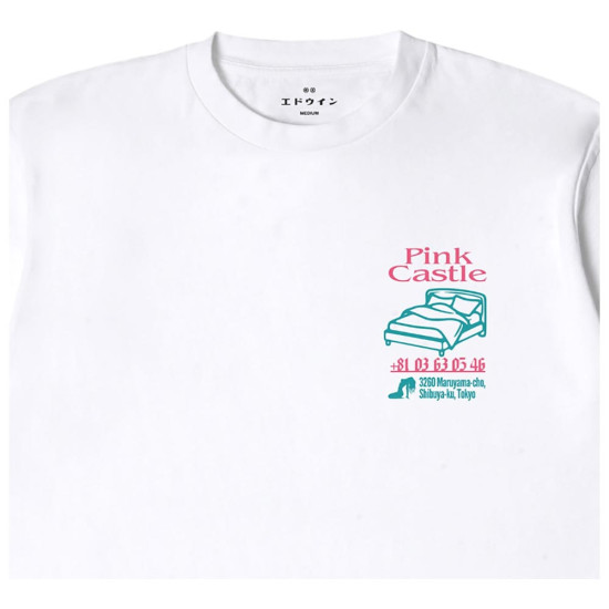 Edwin Ανδρική κοντομάνικη μπλούζα Pink Castle T-Shirt